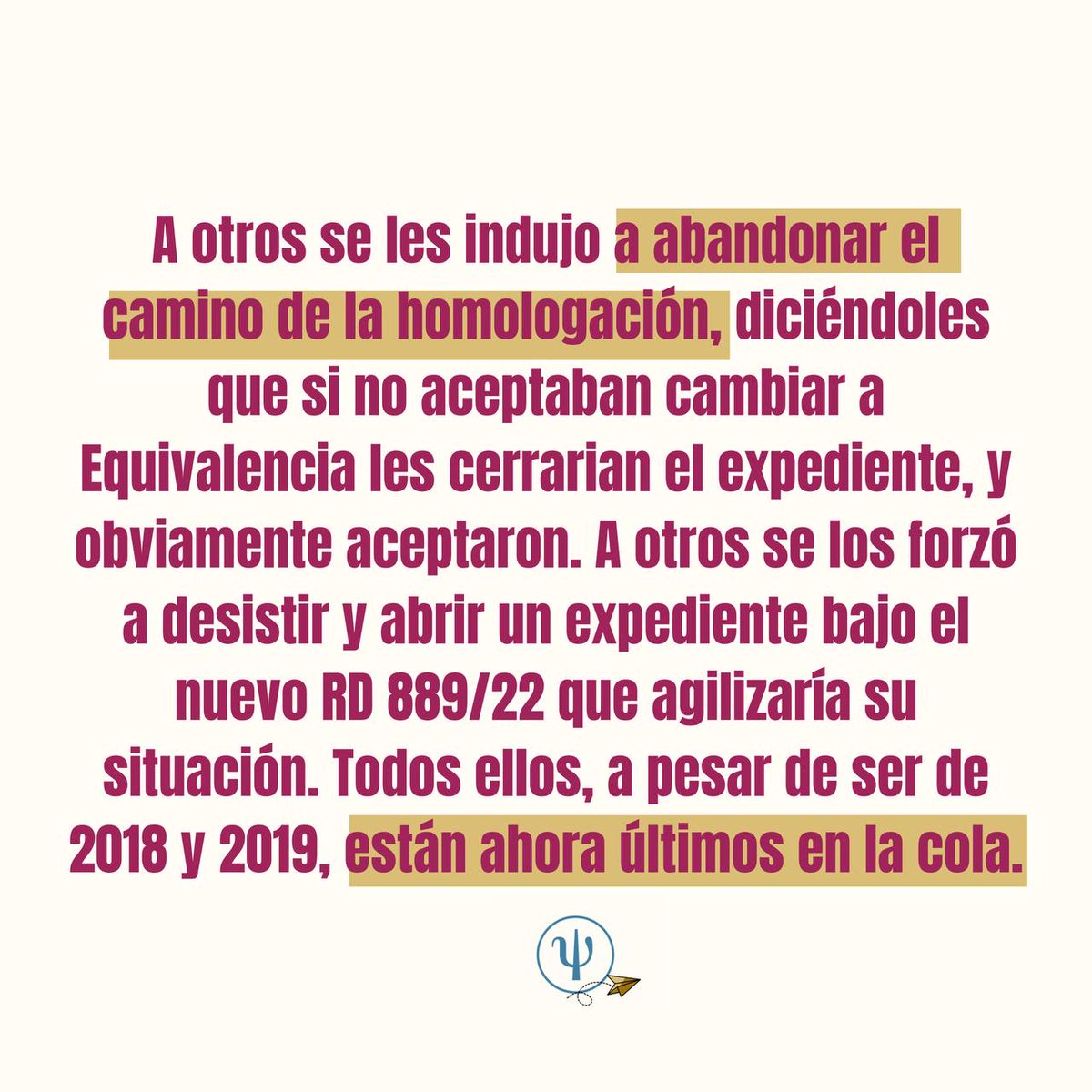 Movimiento Psicologos Migrantes #HomologacionYA! (@psic_migrantes) on Twitter photo 