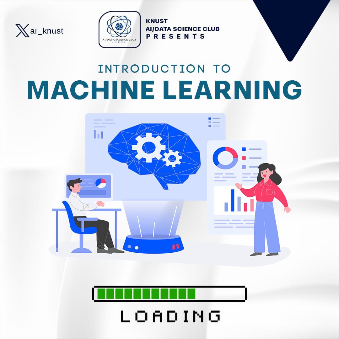 ai_knust's tweet photo. 🚀 Ready to dive into the world of Machine Learning? Join us  for a  class that will ignite your passion and boost your skills. Let's explore the future together! 🌟 
Register now : https://t.co/wn6nYE5Lyr
#KNUST #AI #DataScience #MachineLearning https://t.co/65BA0r3uyw