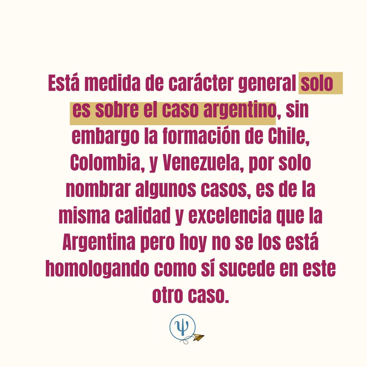 Movimiento Psicologos Migrantes #HomologacionYA! (@psic_migrantes) on Twitter photo 