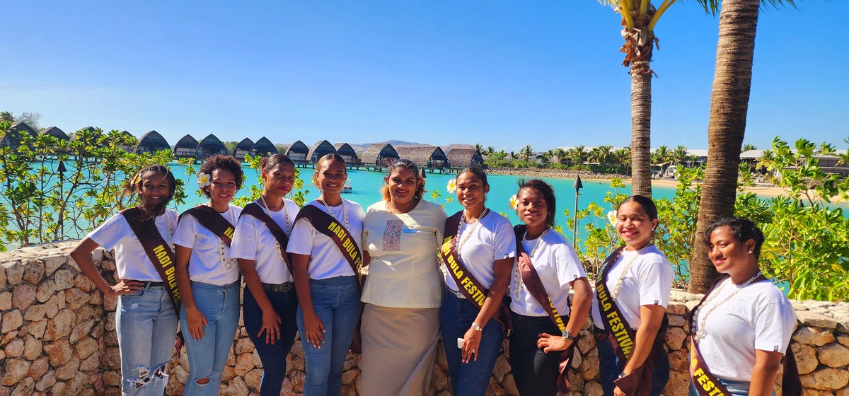 Ra2Kava's tweet photo. Thank you Bula Festival Contestants 2024 for traveling down to Fiji Marriott Resort Momi Bay and hope you all enjoyed our hosted lunch at Goji Restaurant ❣️

Good luck to you all!! https://t.co/dcjRA6Qpl8