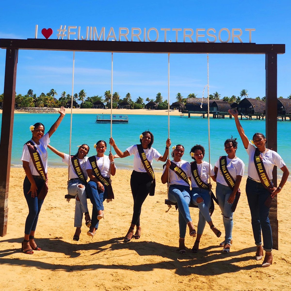 Ra2Kava's tweet photo. Thank you Bula Festival Contestants 2024 for traveling down to Fiji Marriott Resort Momi Bay and hope you all enjoyed our hosted lunch at Goji Restaurant ❣️

Good luck to you all!! https://t.co/dcjRA6Qpl8