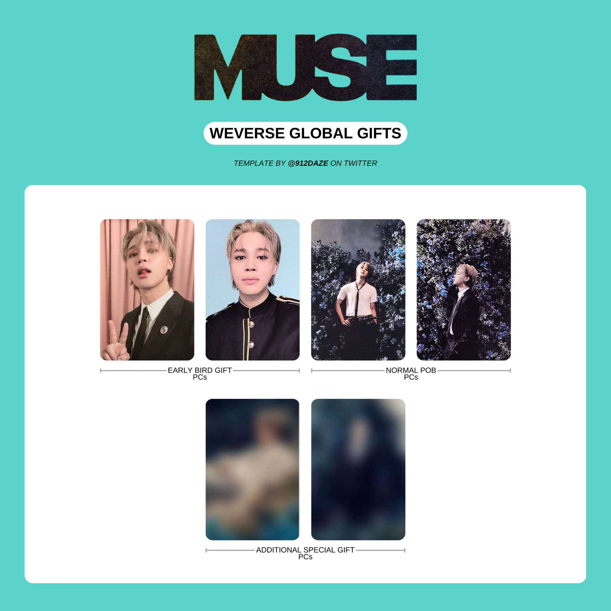 ジミン MUSE アメリカ 限定　トレカ weverse USA BTS Jimin ジミン MUSE weverse 特典 US限定 トレカ③ - メルカリ