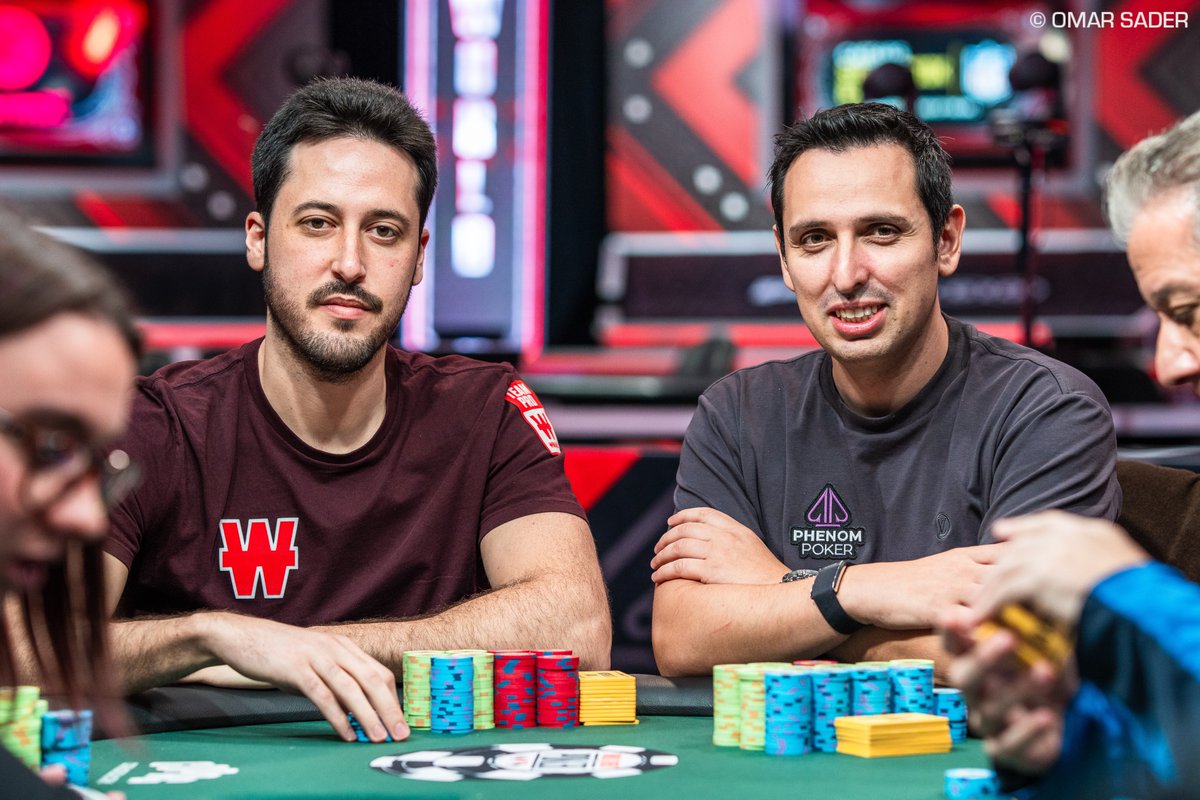 Omar Sader (@omarshotme) on Twitter photo The two most feared Spaniards at the poker table...
<a href="/Amadi_17/">Adrián Mateos Díaz</a> <a href="/petgaming/">Sergio Aido</a> <a href="/WSOP/">WSOP - World Series of Poker</a> <a href="/PokerNews/">PokerNews</a> The two most feared Spaniards at the poker table...
<a href="/Amadi_17/">Adrián Mateos Díaz</a> <a href="/petgaming/">Sergio Aido</a> <a href="/WSOP/">WSOP - World Series of Poker</a> <a href="/PokerNews/">PokerNews</a>