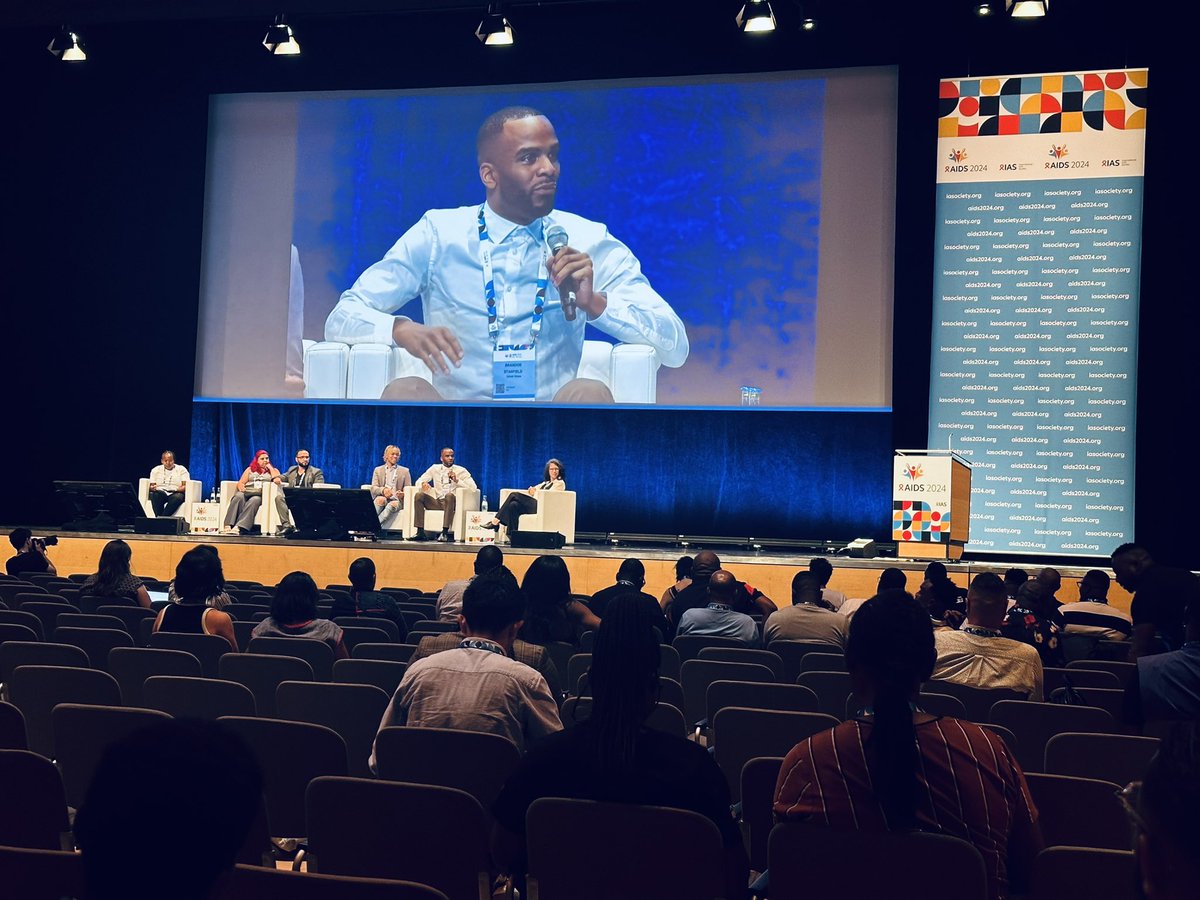 GBGMC_Int's tweet photo. Brandon Stanfield from GBGMC urging for youth community engagement in the HIV response. #PuttingPeopleFirst

#KPPrecon 
#GBGMCATAIDS2024
#MakingRightsAReality 
#AIDS2024 https://t.co/bSANDLURsM