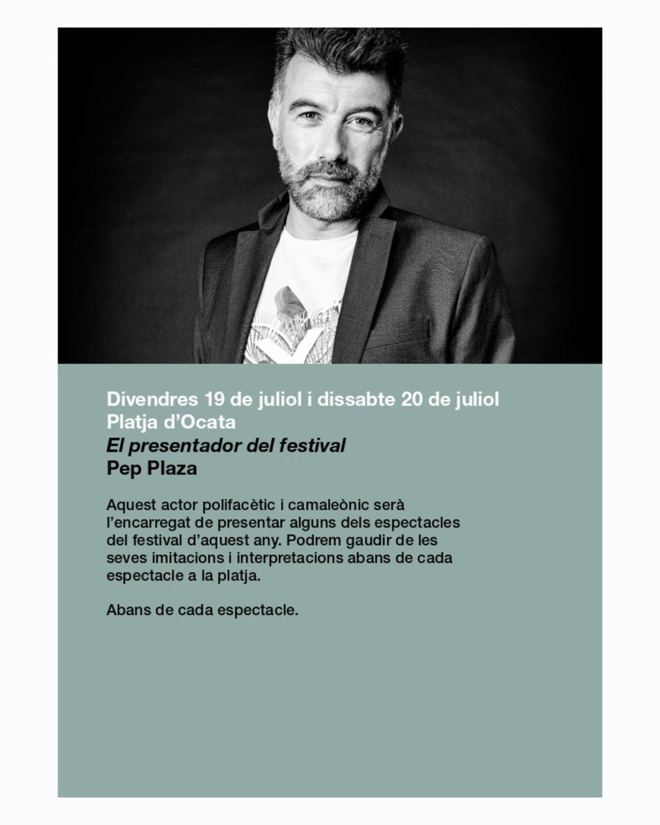 elmasnou_cat's tweet photo. 🎭 Últim dia del @plederiure 💫

🎙️ En @plaza_pep com a presentador
🎪 Espectacles amb reivindicacions feministes i reflexions vitals.
🎆 I finalment, uns jocs pirotècnics filats per una narració.

T’ho perdràs? 
Tota la programació 👉  https://t.co/WT0WmCcHS9 https://t.co/j2FxgWqF1W