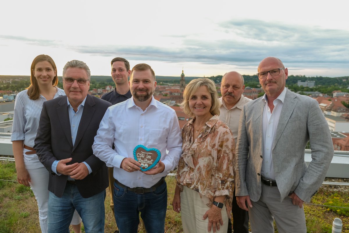 Der neue und alte Fraktionsvorstand der CSU Stadtratsfraktion Erlangen Stadt. #csu #erlangen #ERrat