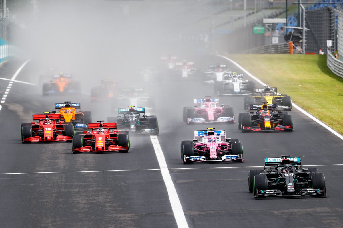 It's the #HungarianGP this weekend and the 2020 event was won by Lewis Hamilton after Max Verstappen crashed on the way to the grid!