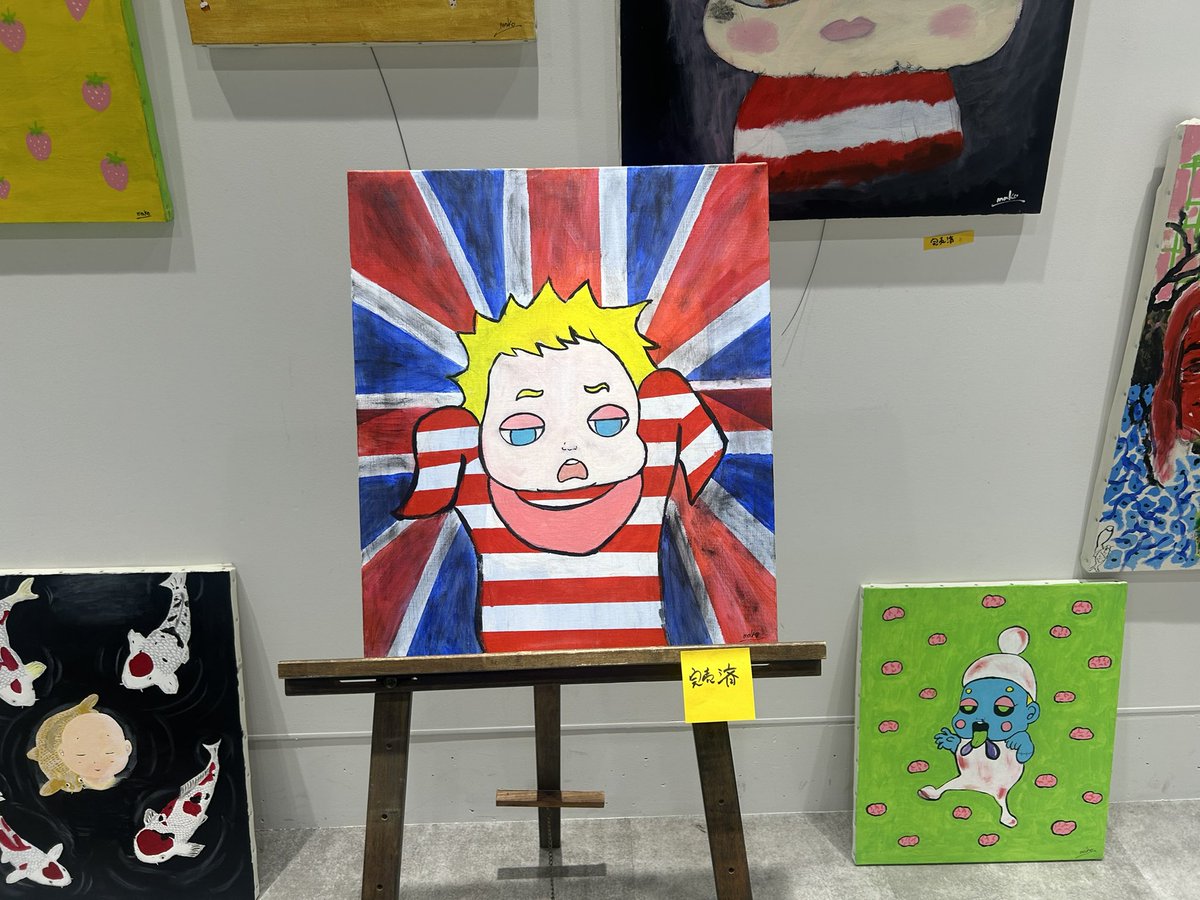 domon007's tweet photo. Makoto Kawasaki展「BABY BABY」。
大盛況でした‼︎ https://t.co/HYdaJ6M0dK
