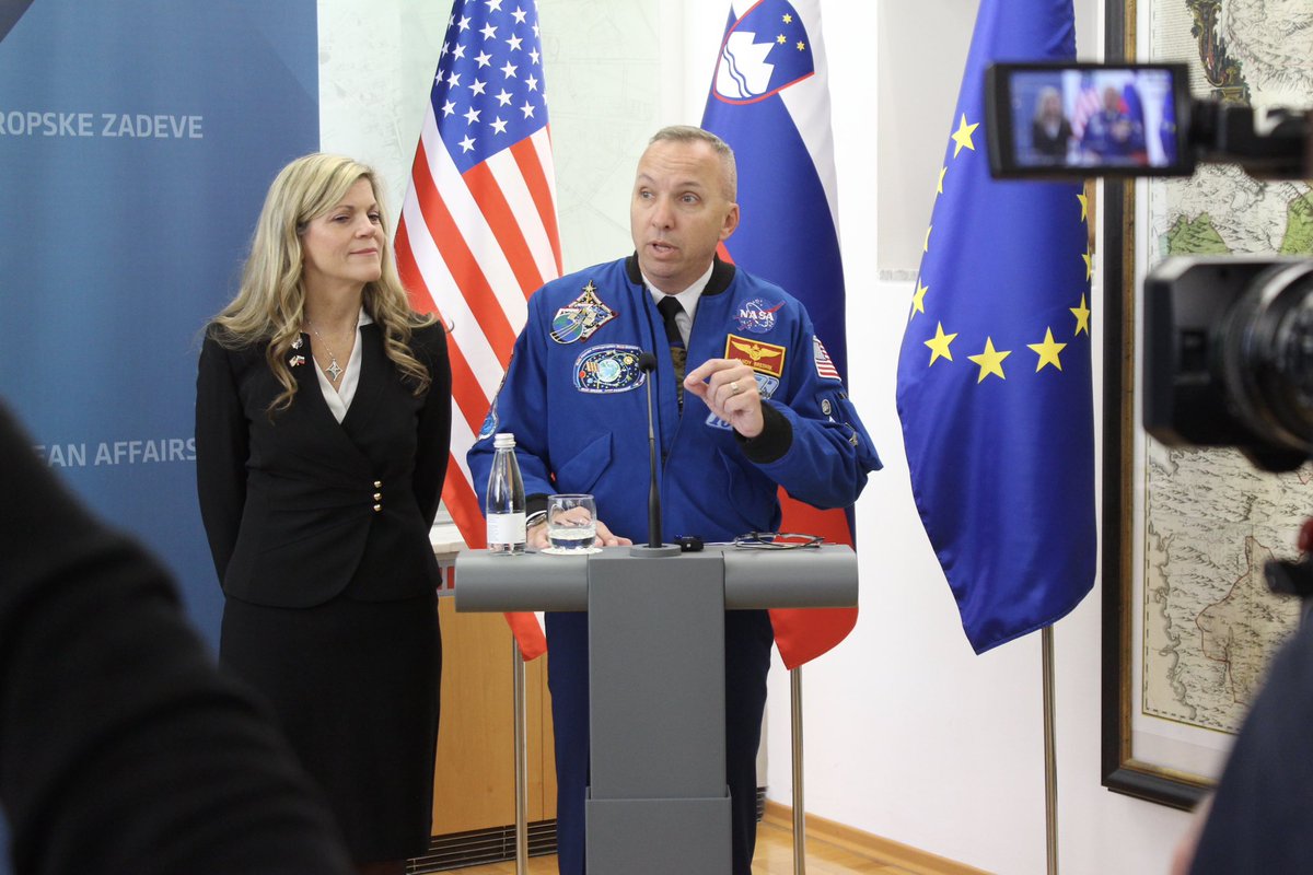 55 years ago today, brave American astronauts set foot on the moon. I remember staying up late with a group of little girls at camp to watch the miracle. And now, the United States and Slovenia are partners in safe and sustainable space exploration through the Artemis Accords.