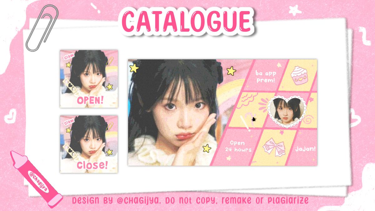 request layout di claw yuk! prize start from 4k aja lohh ⭐ ada layout wabis juga! avail inrush &amp; qriss. 🍡 selengkapnya cek pinned aku yaa!