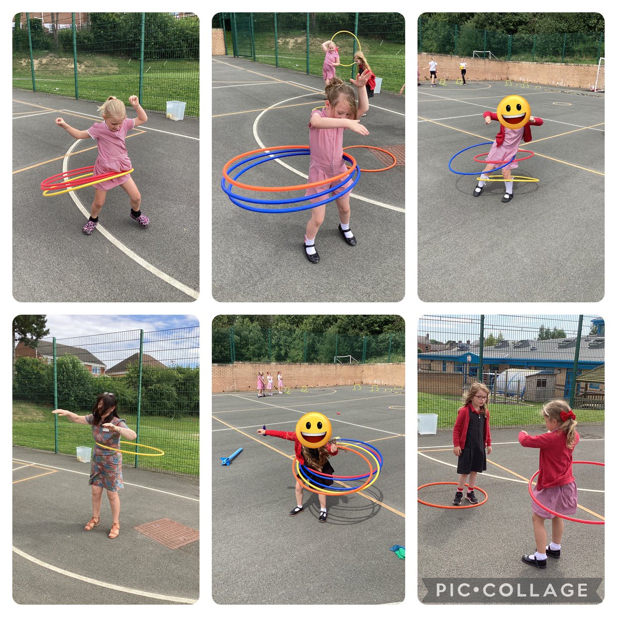 TheEllisY1's tweet photo. Here are our super hula hoopers! Go Mrs Freeman! https://t.co/SyYjP2rXUy