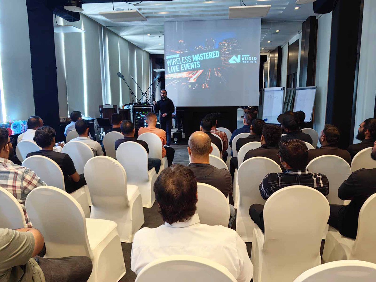 nmkelectronics's tweet image. A massive thank you to Saudi Arabia&apos;s 🇸🇦 sound community! 👏🏻 The 🎤 @shuremea  #WirelessMasterclass on June 17th July in Riyadh, KSA was an incredible success!

Want to be a part of our next session? Register here to confirm your spot: nmkelectronics.com/education/