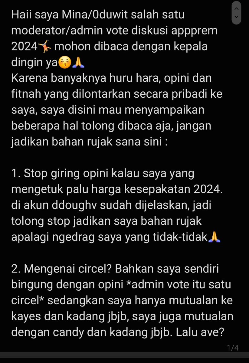 domicral's tweet photo. Dibaca pelan² aja dan semoga setelah ini semuanya clear🙏
Selamat sore☺️🤸 https://t.co/I3Mri1Tb5P