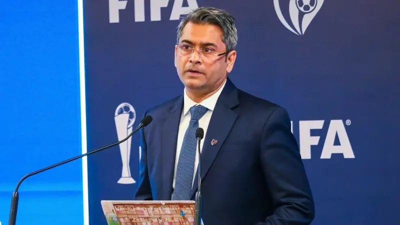 republic's tweet photo. AIFF President Kalyan Chaubey Committed to Results Over Reputation in Indian Team Coach Selection
https://t.co/aWueTuY09V
.
.
.
#AIFF | #KalyanChaubey | #indainteam | #Teamcoach | #sports | #RepublicTV | #SportsNews | #republicsport | #RepublicWorld https://t.co/CRuCjsEN8r