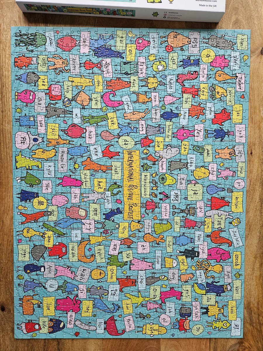 Rainy day on holiday? Shall we enjoy it by doing a delightful jigsaw puzzle by <a href="/MooseAllain/">Moose Allain Ꙭ</a>? YES!