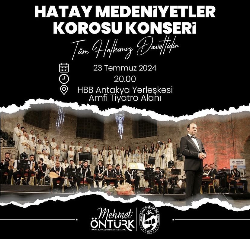 Med_Korosu's tweet photo. HATAY

📆 23 Temmuz 2024, Salı
⏰ 20:00
📍 HBB Antakya Yerleşkesi Amfi Tiyatro Alanı, HATAY

Tüm Halkımız Davetlidir. https://t.co/QXBmurQsGh