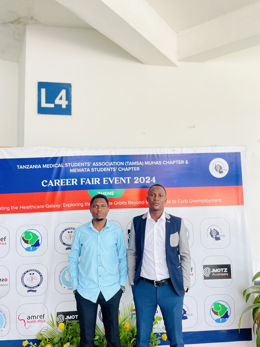 Dennysswai's tweet photo. Thrilled to be welcomed by @YudaSulePascha1 MD student at MUHAS at the career fair event themed Navigating the Health Care Galaxy: Exploring the Alternate Orbits Beyond the Bedside.Excited to discover new paths to curb unemployment in healthcare
#BeyondTheBedside #CareerFair2024 https://t.co/NZCjRYUMDg