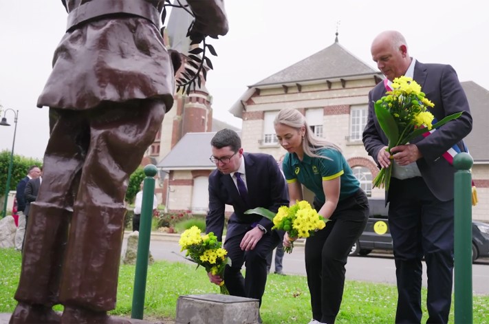 At a recent ceremony, the <a href="/AUSOlympicTeam/">AUS Olympic Team</a> honored 1912 <a href="/Olympics/">The Olympic Games</a> gold/silver medalist Cecil Healy, who perished in WWI. For more details of this important tradition visit isoh.org/cecil-healy-tr…