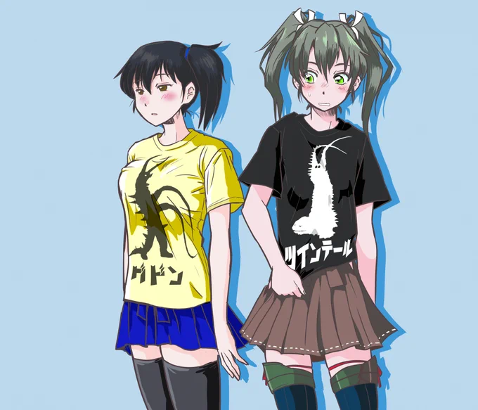 瑞鶴さん おしゃれTシャツシリーズ(素材使いまわし)#Tシャツの日 