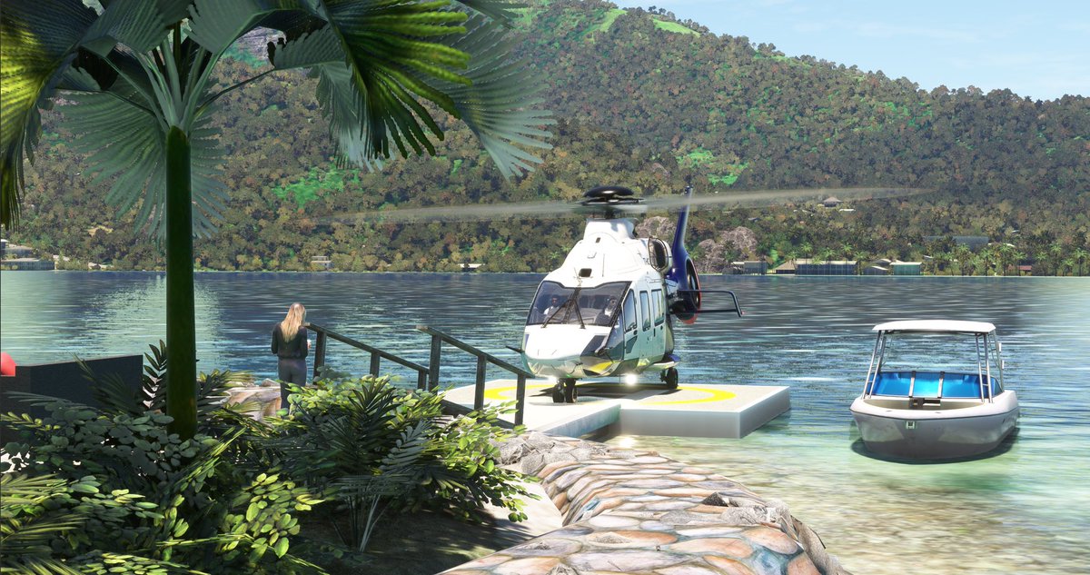Dreamsofwings1's tweet photo. NEW VIDEO
Exploring Moorea for @MSFSofficial from @PotzRamos and getting some @HYPEAircraft H160 training in while I am at it! https://t.co/ronQne0Dxl
#h160 #moorea #helicopter #flightsimulator #flyingtraining #avgeek https://t.co/2h92rjDeLE