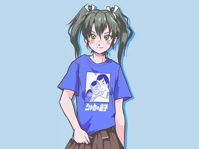 瑞鶴さん おしゃれTシャツシリーズ(素材使いまわし)#Tシャツの日 