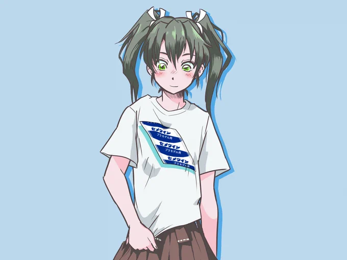 瑞鶴さん おしゃれTシャツシリーズ(素材使いまわし)#Tシャツの日 