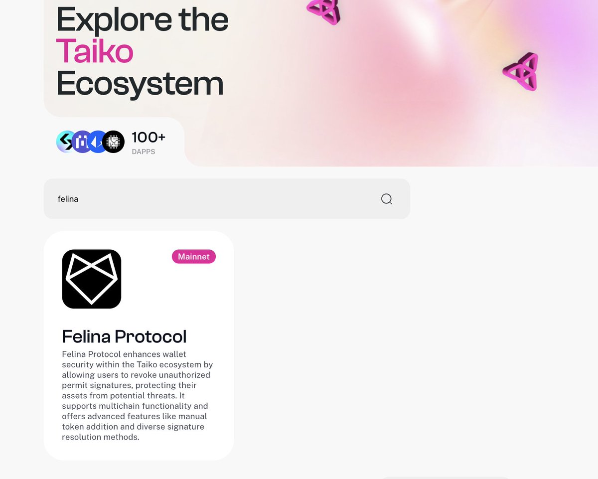 felinaprotocol's tweet photo. 🥳 @taikoxyz https://t.co/cBMtb6oz5o