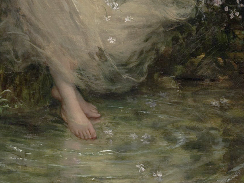 AcademiaAesthe1's tweet photo. Salvatore Postiglione (1861–1906), Dante and Beatrice (detail) https://t.co/qNljsycQ32