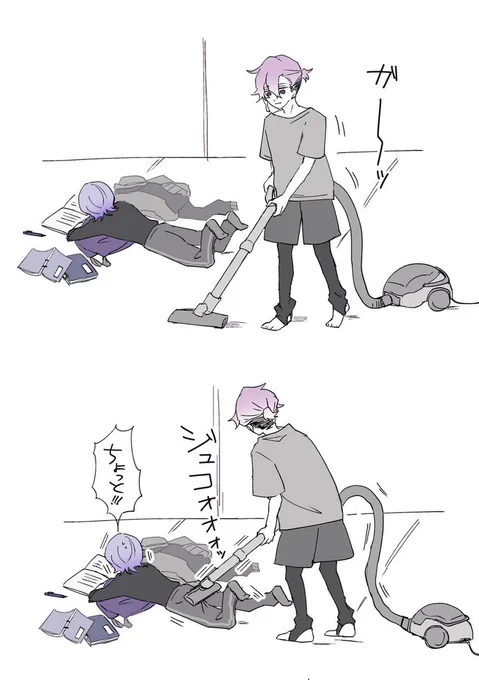 掃除の時間だよ 