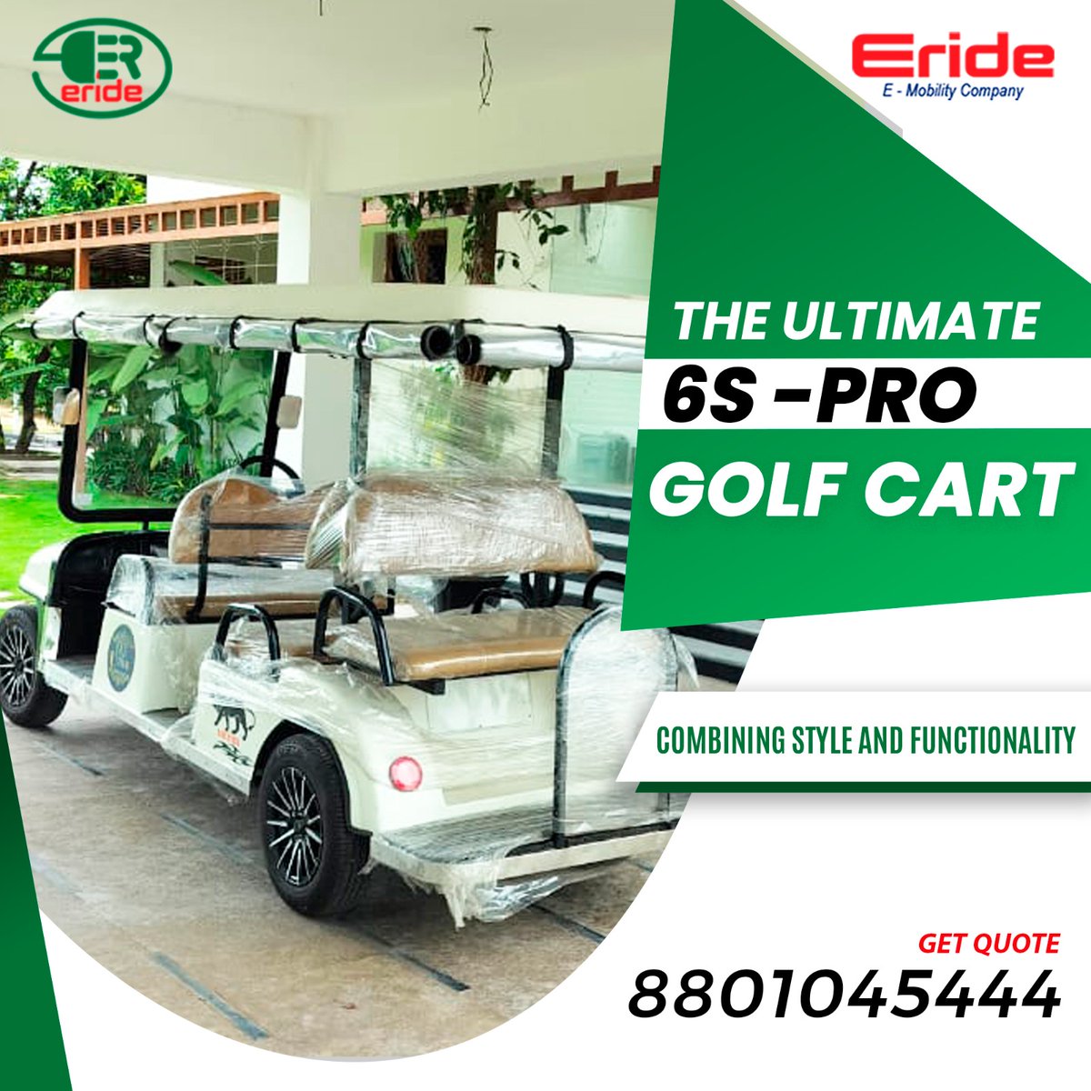 Erideindia's tweet photo. 𝙏𝙝𝙚 𝙐𝙡𝙩𝙞𝙢𝙖𝙩𝙚 𝟔𝐒- 𝙥𝙧𝙤 𝐆𝐨𝐥𝐟 𝐂𝐚𝐫𝐭
Call Us Now: 8801045444
.
.
#ERideIndia #ElectricGolfCart #EcoFriendly #FreeQuote #GreenMobility #eride #petrol #MicrosoftOutage #Ramayan #Trending https://t.co/n5EBLeVA3n