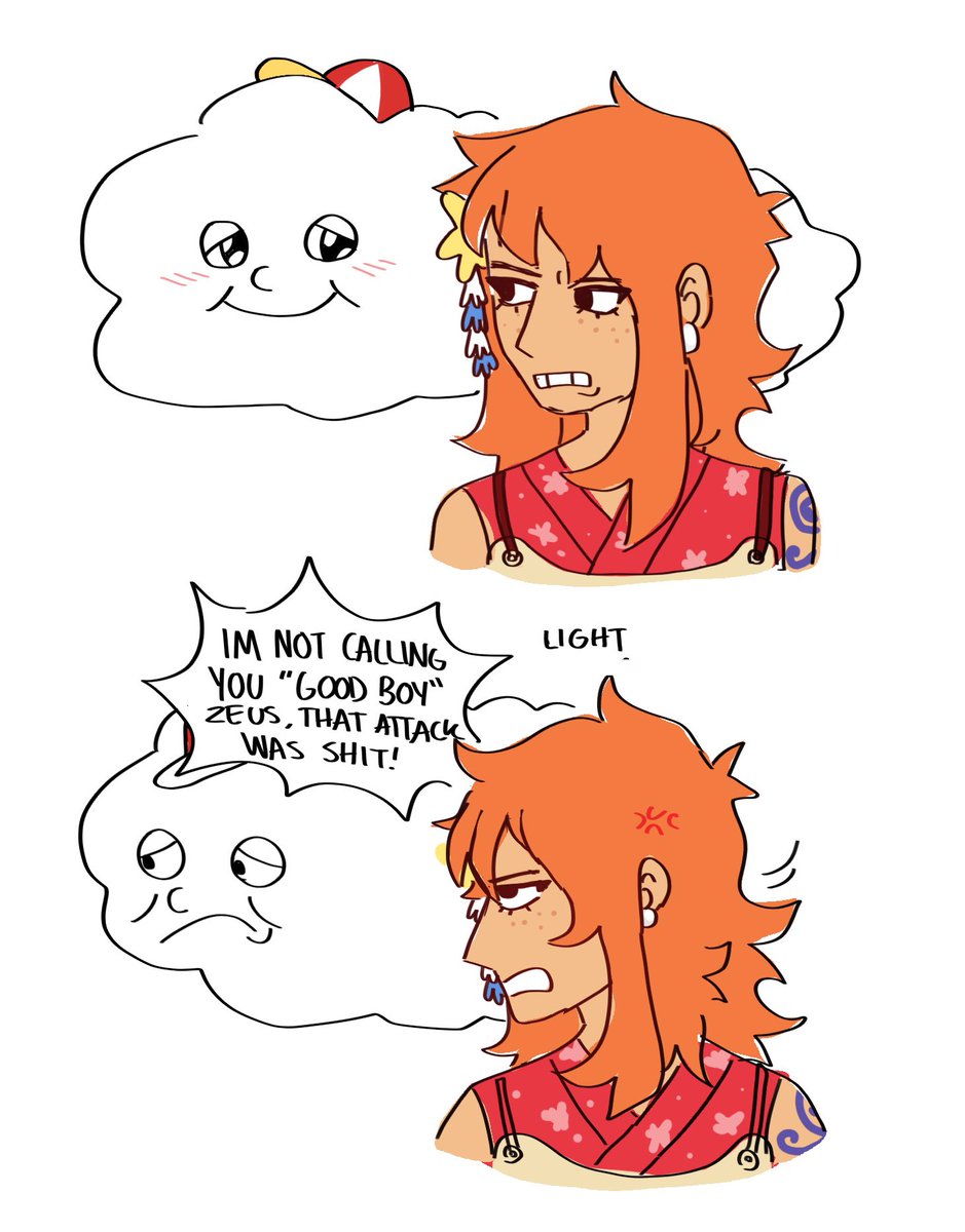 i had to do this with nami and zeus #onepiece #wano