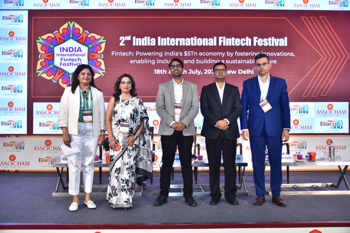 zaggleapp's tweet photo. Avinash Godkhindi, MD & CEO of #Zaggle, joined the 'CEOs Panel: Learnings from Leadership' at the 2nd #ASSOCHAM India International #FinTechFestival, discussing leadership styles, challenges, and strategies.
.
#SaaS #fintech #leadership #ceopanel #industryleaders #fintechtrends https://t.co/LqrumMdOoa