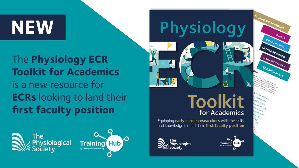 PhySoc's tweet photo. 📢 NEW RESOURCE! We’re excited to launch the #PhysiologyECRToolkit for Academics, a comprehensive resource developed alongside academics. It aims to equip early career researchers with skills & knowledge to land their first faculty position!
🔗https://t.co/f8QVISTcLS https://t.co/Uy4cj8lJqp