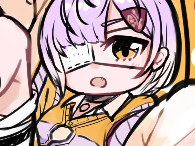 ラフ描きだめ期間 