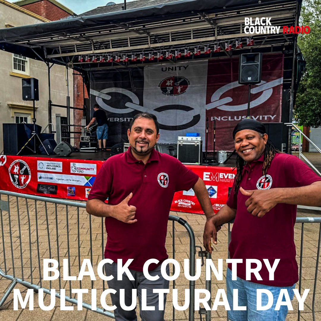 WeAreBCR's tweet photo. Today is another day full of events as part of the #BlackCountryFestival, kicking off with #MulticulturalDay in Halesowen 🫱🏼🫲🏿
Ian is live from the town centre from 10am chatting to the team that make it happen.
📲 https://t.co/UBAiu3Asgj @bcmdcultural https://t.co/HK3sWXVTuA