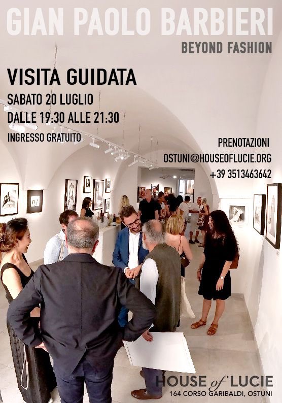 29arts's tweet photo. Vi aspettiamo stasera, sabato 20 luglio da House of Lucie Ostuni in corso Garibaldi 164, per il primo tour guidato alla mostra “Gian Paolo Barbieri: Beyond Fashion”:
- primo turno 19.30;
- secondo turno 20.30.

Info e prenotazioni: info@29artsinprogress.com
#gianpaolobarbieri https://t.co/an4ug32E24