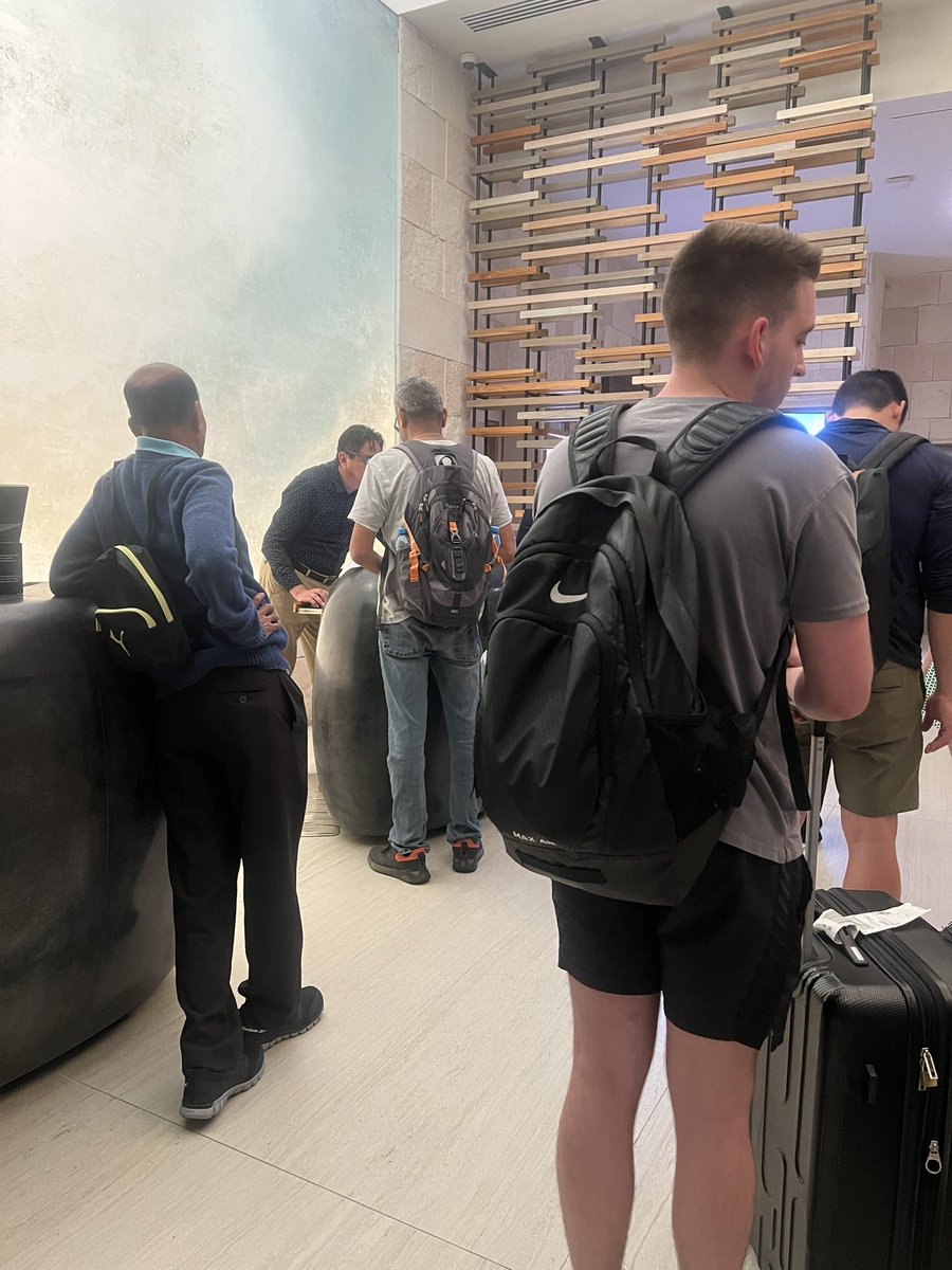 Liz__105's tweet photo. We’re finally at the hotel, it’s 3:47AM and we’re still waiting to check in. No updates on our new flight. We’re told we’re getting picked back up at 9AM 😅 @united is this how you treat your customers? https://t.co/S60mdvppds
