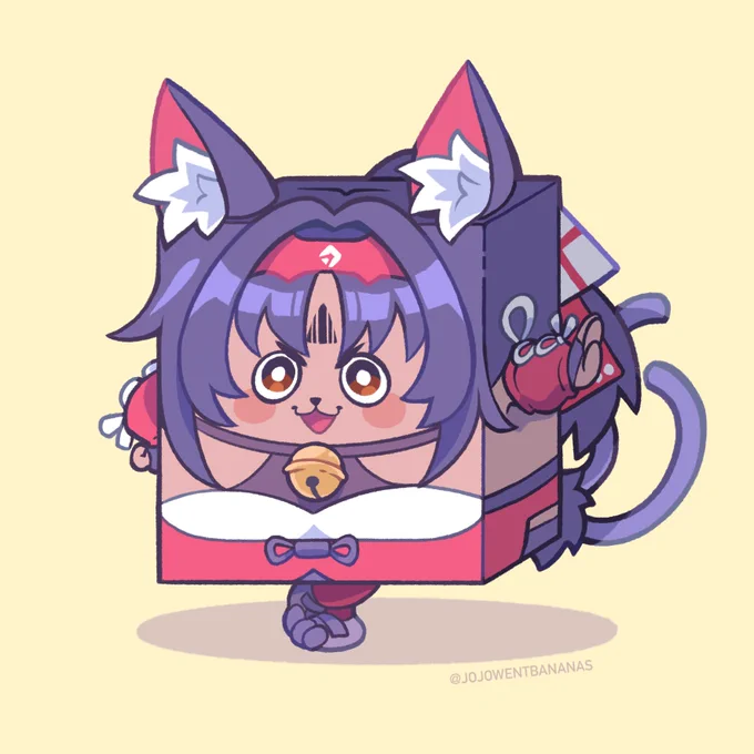 And a matching Nekomata cubeCredit goes to  for the idea! 