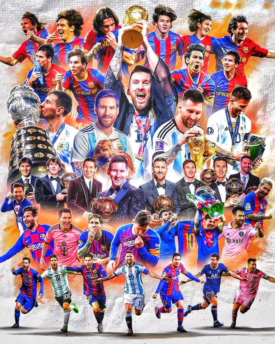 🐐 Lionel Messi since making his professional debut in 2004, has won more trophies than any other individual or team in the history of football.

🐐 𝐓𝐡𝐞 𝐆𝐫𝐞𝐚𝐭𝐞𝐬𝐭 𝐨𝐟 𝐚𝐥𝐥 𝐓𝐢𝐦𝐞-𝐆𝐎𝐀𝐓

#Messi𓃵|#Campeones|#Argentina
