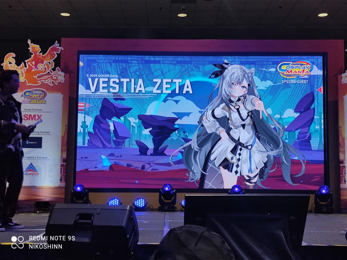 animePHproject's tweet photo. Cosplay Mania 2024 just revealed its exciting lineup of Vtuber guests from Hololive! Among the stars gracing the event are Anya Mefissa, Vestia Zeta, Octavio, and Jurard T. Rexford. https://t.co/qPQlVhfA0p
