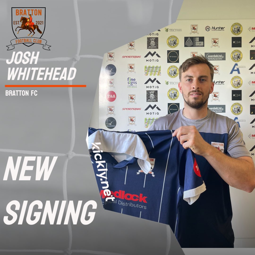 bratton_fc's tweet photo. 𝑺𝒊𝒈𝒏𝒊𝒏𝒈 𝑻𝒘𝒐 𝑶𝒇 𝑻𝒉𝒆 𝑫𝒂𝒚

Our next announcement of the day is the signing of @joshhwhitehead. Josh brings incredible speed and energy to our team. You should see his 5K time #WelcomeJosh #BrattonFC #NewSigning https://t.co/zxbjbfX0tl
