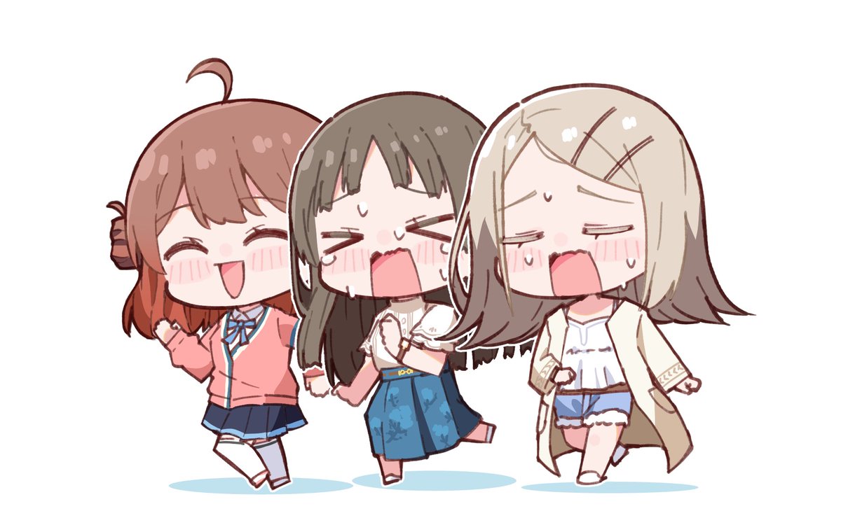 「走らされる補習組 」|プリンアラモード🍮新刊委託中！のイラスト