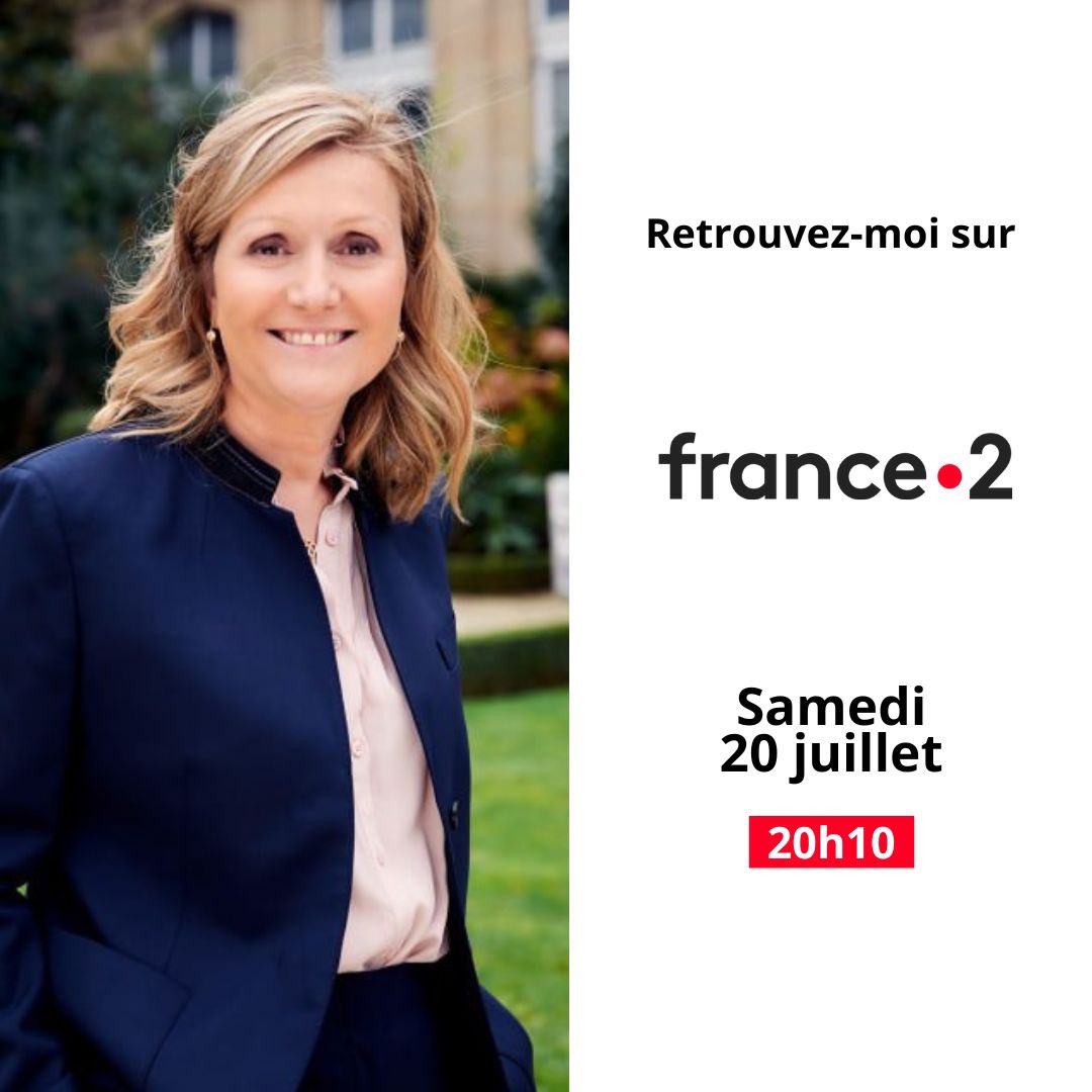YaelBRAUNPIVET's tweet photo. 📺 Je vous donne rendez-vous ce soir à 20h10 sur #France2, je serai l’invitée de @ThomasSotto dans le #JT20H https://t.co/XRVkTTT5Bb