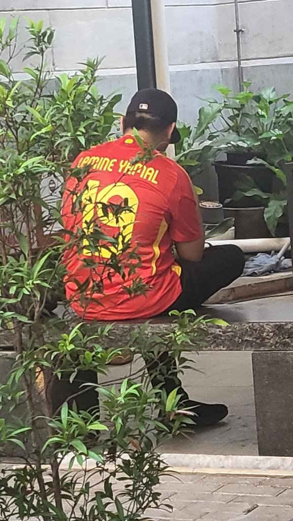 Six days after the eurocup final, locals in Indonesia look like this...