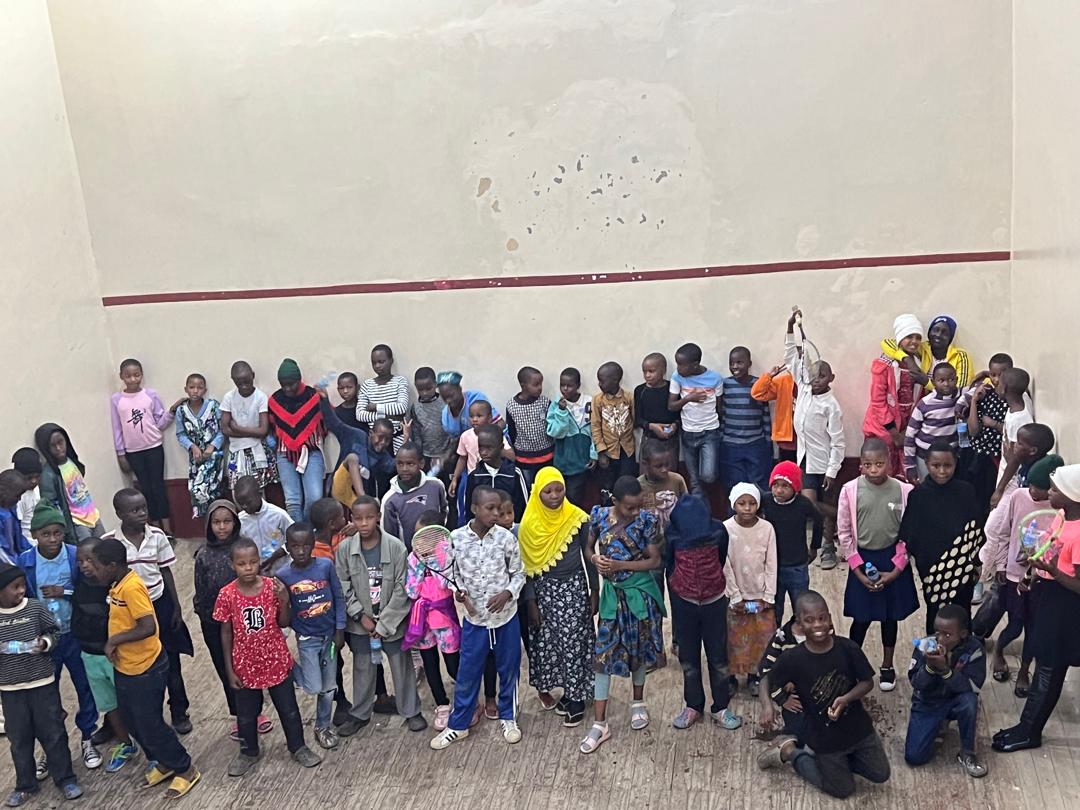 marwaj7's tweet photo. There was a Tsunami  of grade 5 kids from Kijenge primary school this Morning at our Arusha youth training camp @ AICC club.

100 showed up, we had to put a cap at 60.🤭😎
# Dawn of new era.
# CMA CGM/TSF project 2024/25🇫🇷&amp;🇹🇿

@WorldSquash @PSAWorldTour @USSQUASH @Mo_Mwendwa https://t.co/EHRfz2CiER