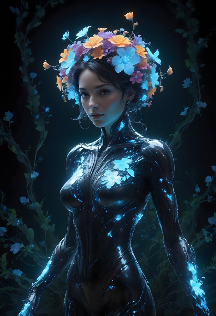 dainiusex7's tweet photo. QT with your Floral Fashion art
"Blossoms of Tomorrow"
#FutureFlorals #CyberElegance #NatureTech #AIart #GenerativeArt #DigitalArt #AIArtwork https://t.co/Bw8HSmSvWo