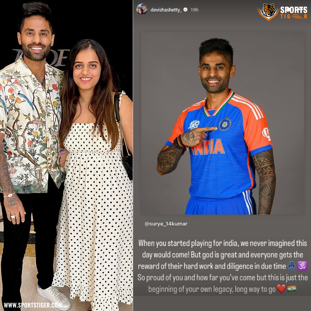 The_SportsTiger's tweet photo. Suryakumar Yadav's wife Devisha's heartwarming message for India's new T20I captain
#Devisha #SuryakumarYadav #Sportskeeda #India #T20I https://t.co/CJhY3er5hx