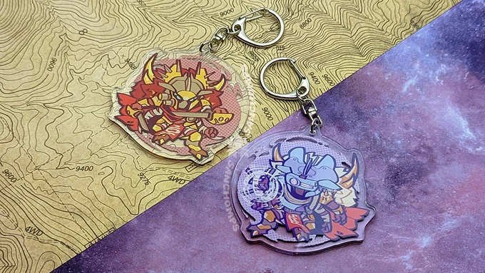 eliksni and warframe drop is live!  i have more d2 merch in stock   