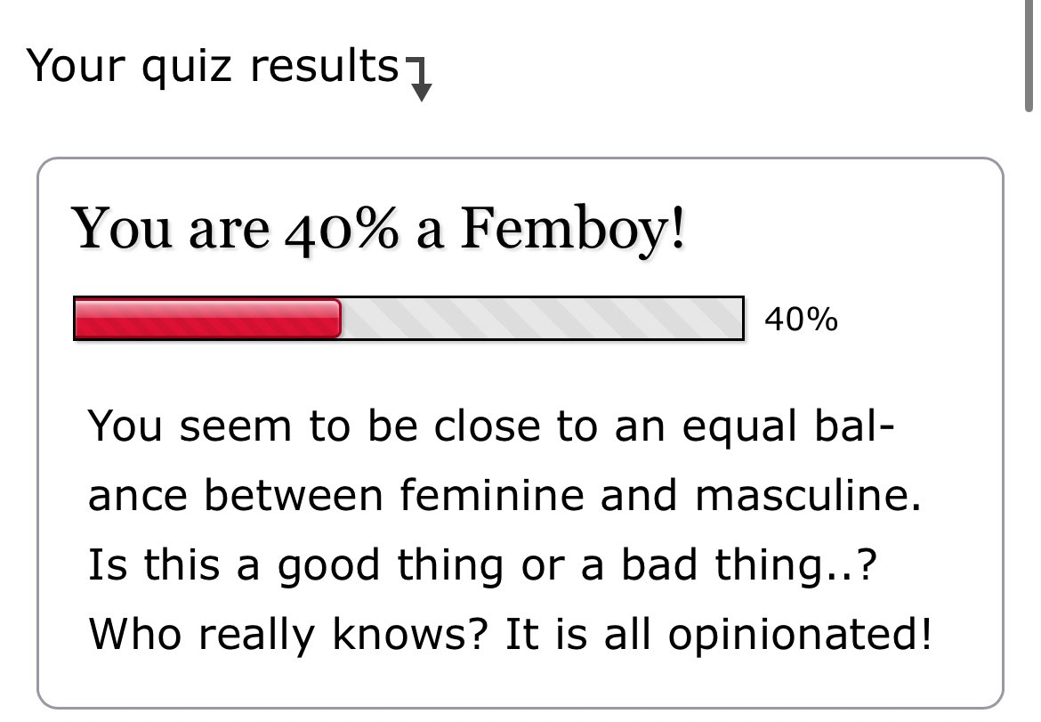 God damn it, I’m 4% more than you
