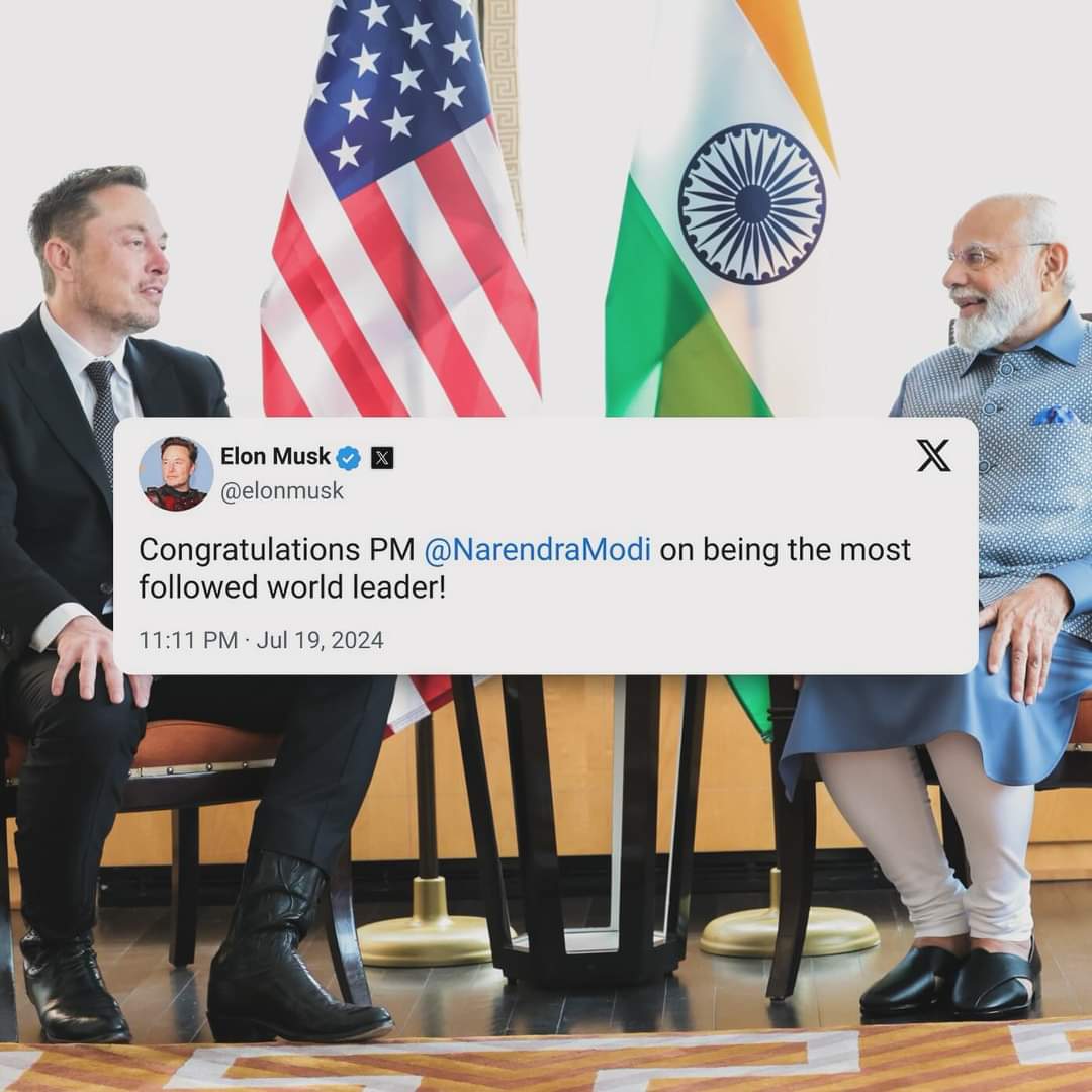 Nirmala_shiv's tweet photo. When Elon musk tweet for the boss @narendramodi 🔥 

#elonmusk #elonmuskquotes #elonmusknews #tweet #modihaitomumkinhai #narendramodi #pmmodi #namoforeverindia #namoagain #namoagainmission2024 #namoagain2024 #elonmusktweets #elonmusktweets #tweets #modisarkar https://t.co/RCBY9YDU9W